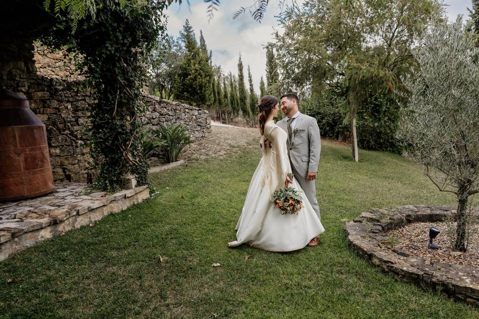 Momento tranquilo no jardim