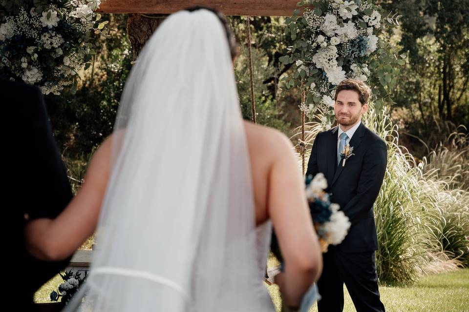 Primeiro olhar dos noivos