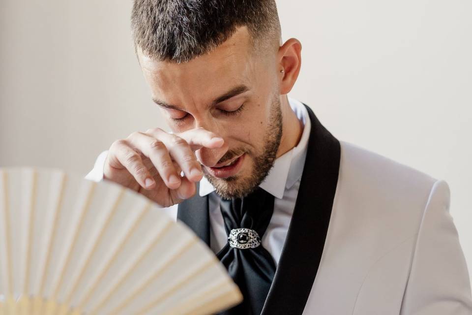 Leitura das palavras da noiva