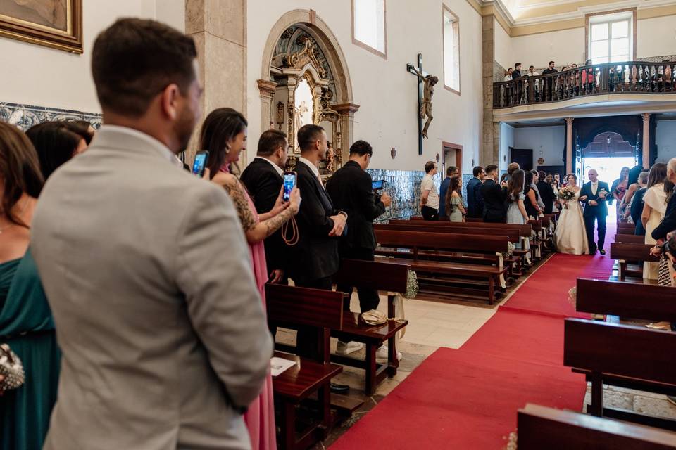 Cerimónia na igreja