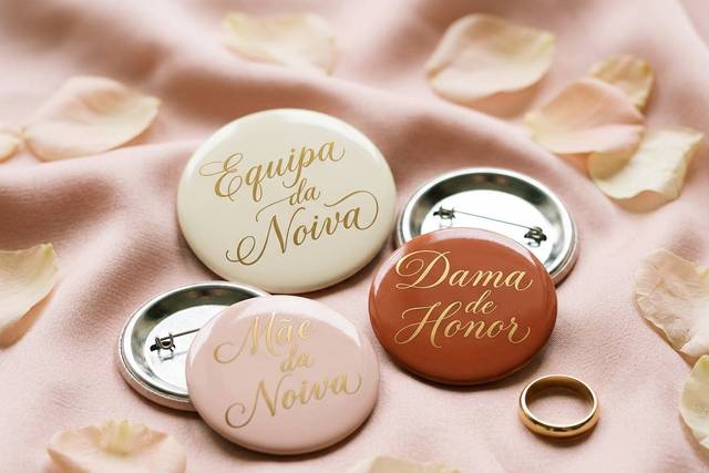 Pins Equipa da Noiva