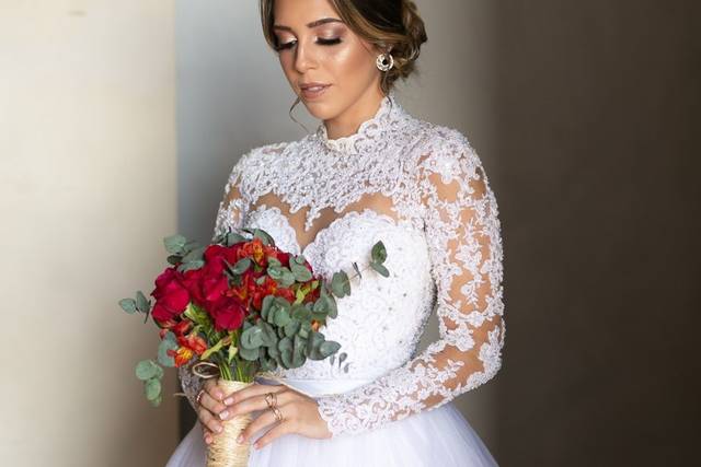 Make e penteado noiva Clássica