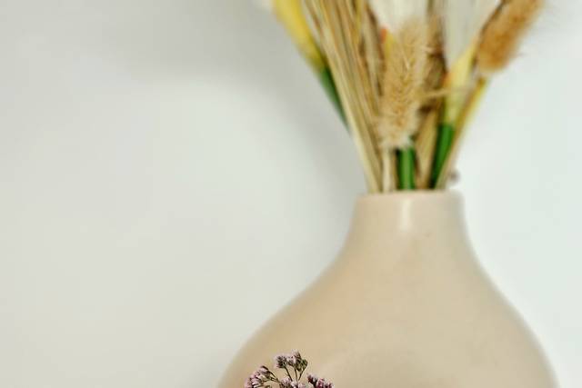 Lembranças em forma de flor.