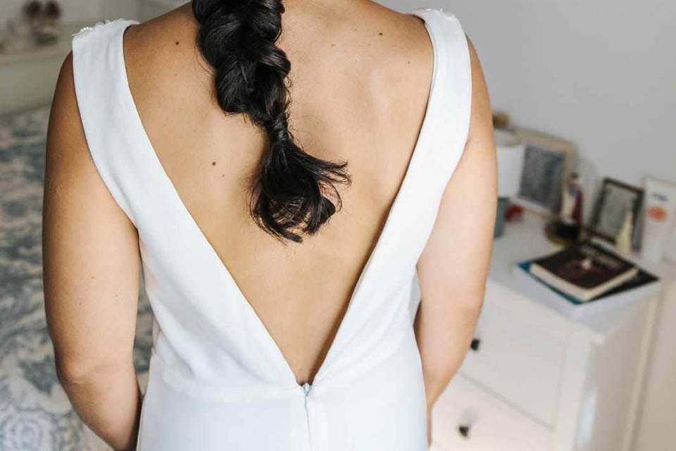Penteado de noiva elegante