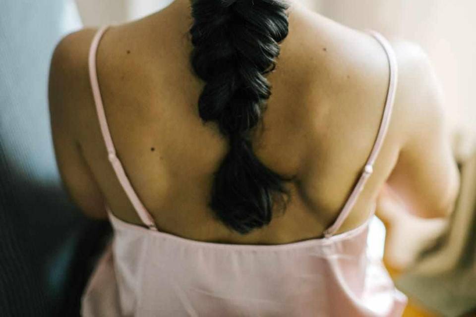 Penteado de noiva elegante