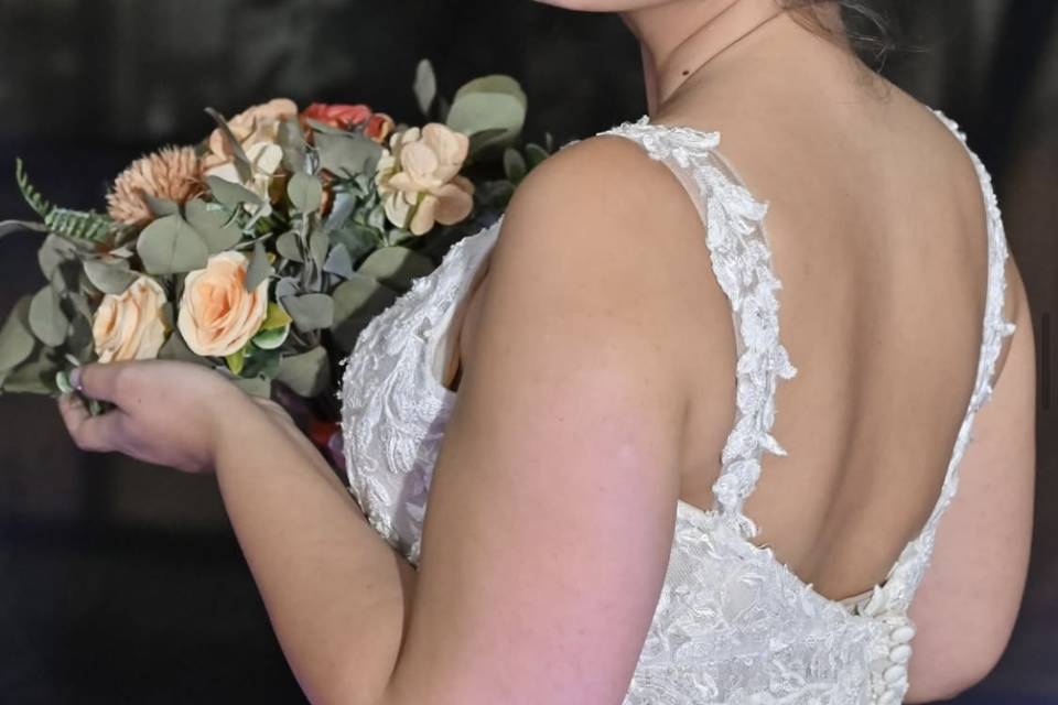 Penteado de noiva elegante