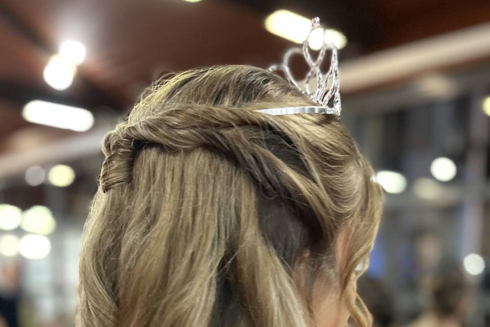 Penteado de noiva elegante