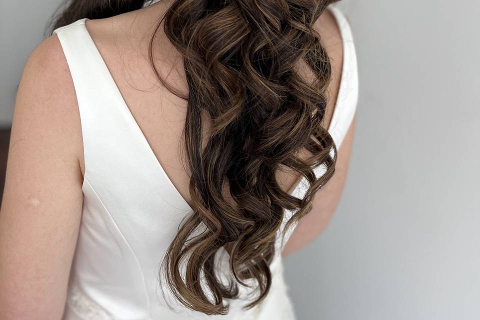 Penteado de noiva elegante