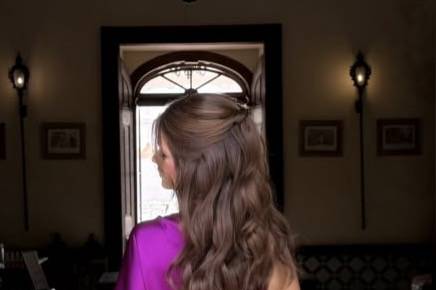 Penteado de noiva elegante