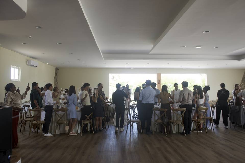 Interação com Convidados