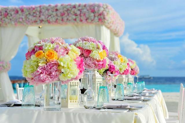 Decoração casamento praia