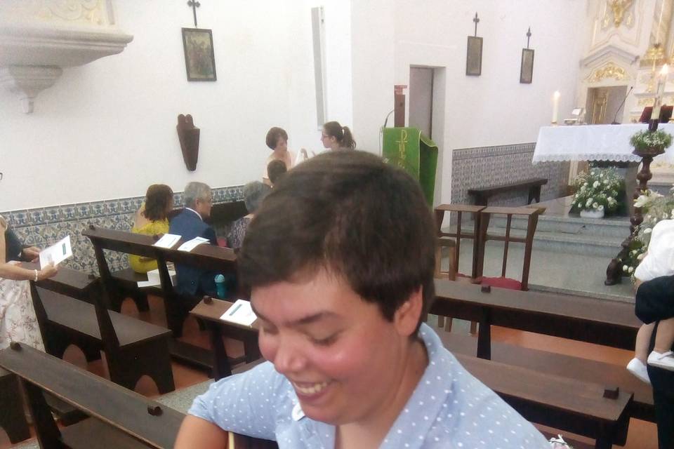 Ensaio na igreja