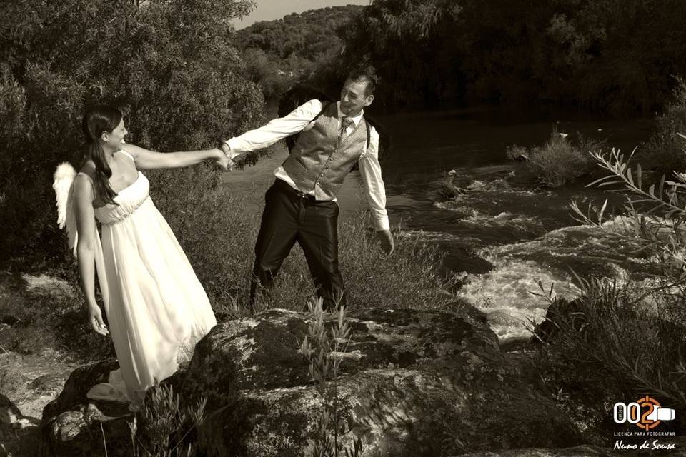 Trash the dress (Pós casamento