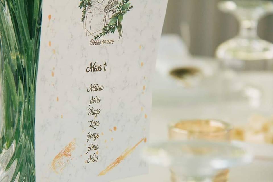 Menu-bodas de ouro