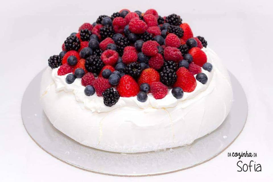 Pavlova frutos vermelhos