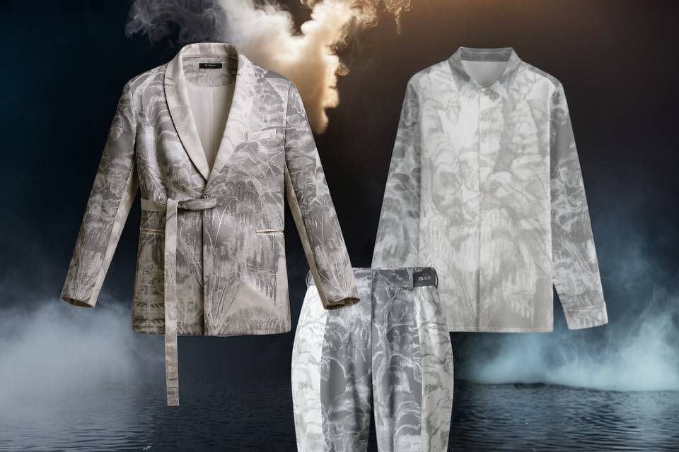 Fato de noivo masculino