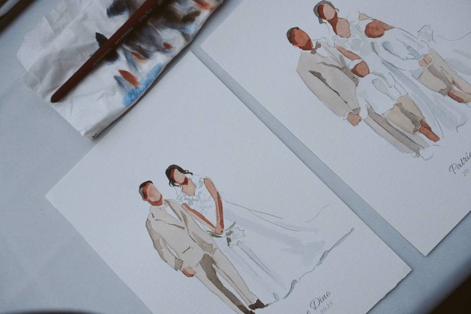 Ilustração em processo