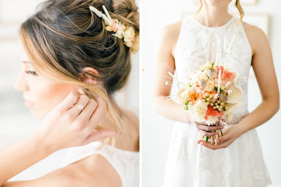 Loving in coral editorial