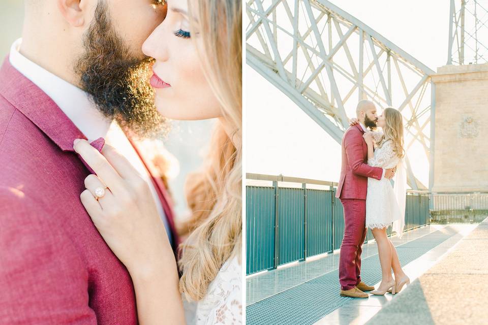 Loving in coral editorial