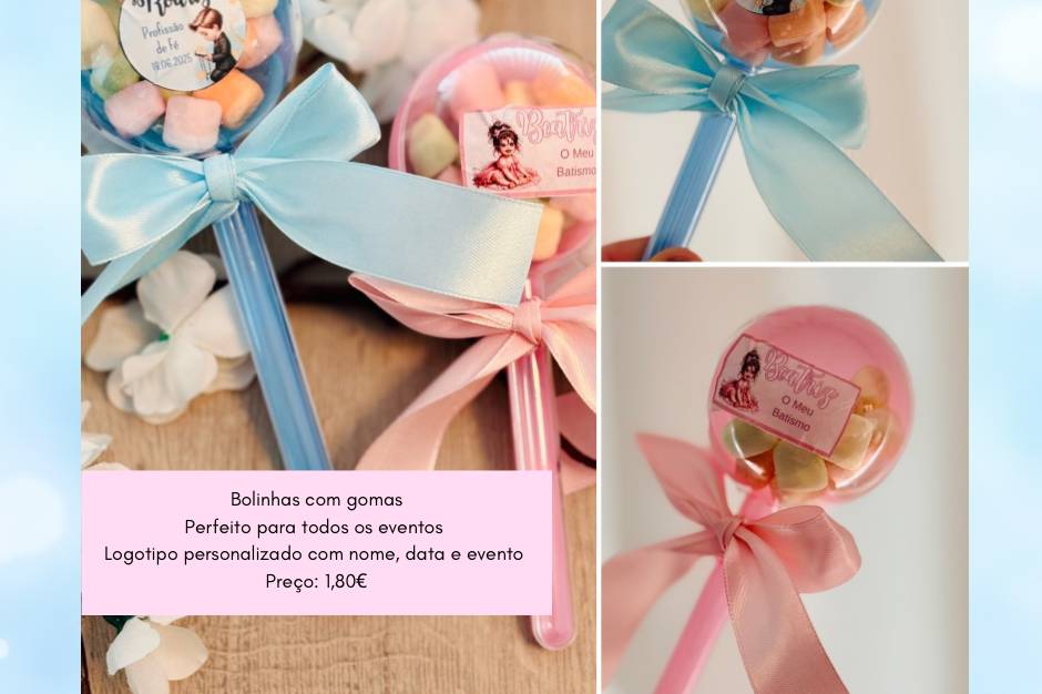 Bolinha com gomas