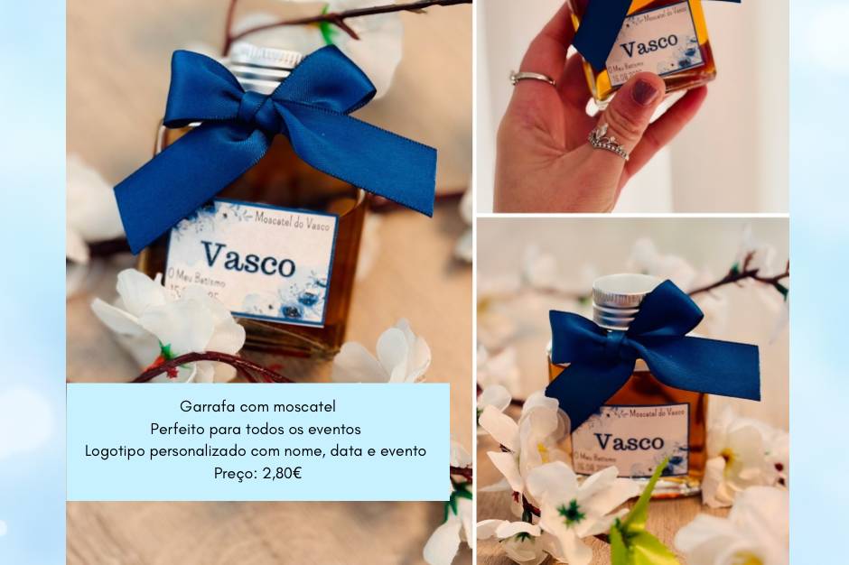 Garrafa com moscatel