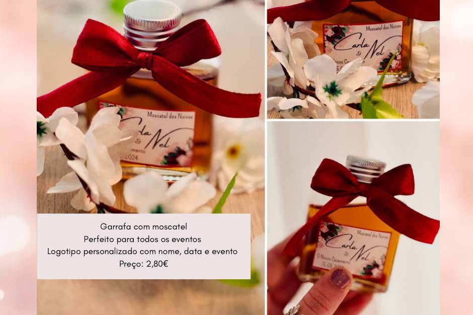 Garrafa com moscatel