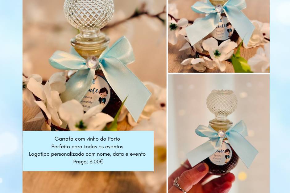 Garrafa com vinho do porto