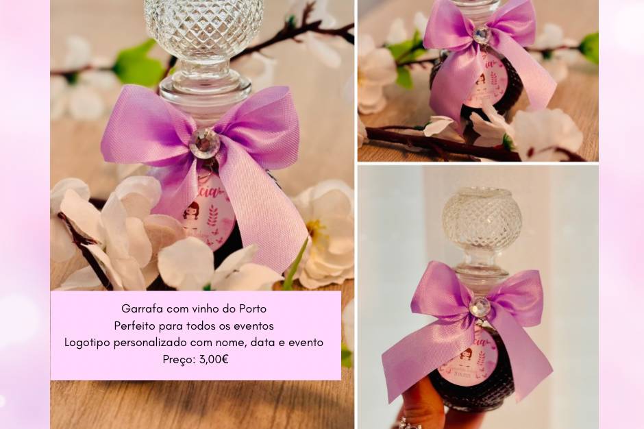 Garrafa com vinho do porto