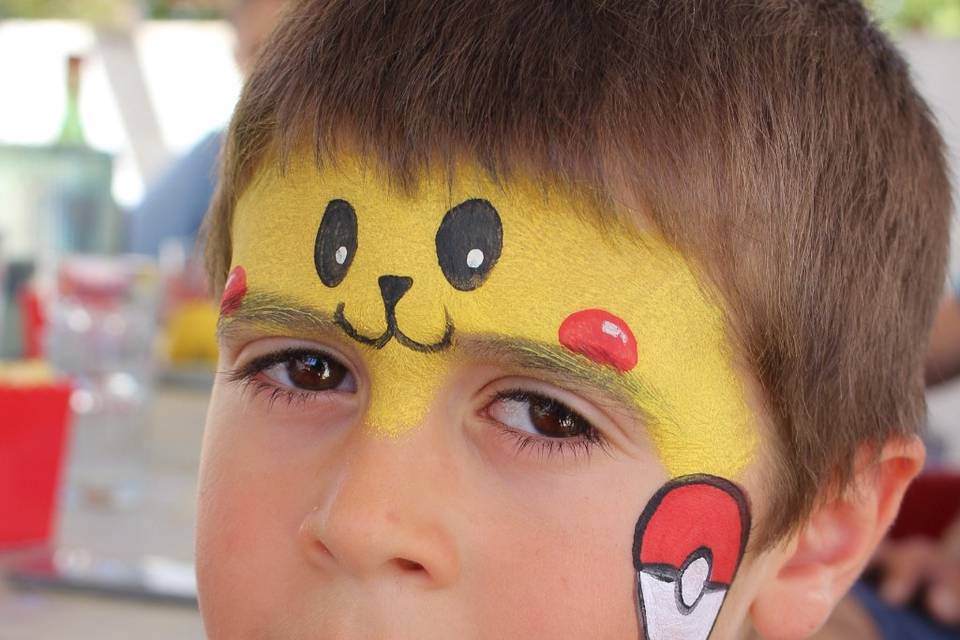 Pikachu (pinturas faciais)