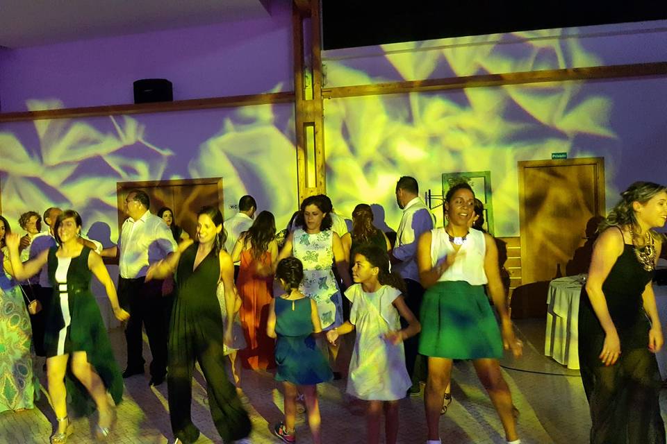 Festa alegria luz e som