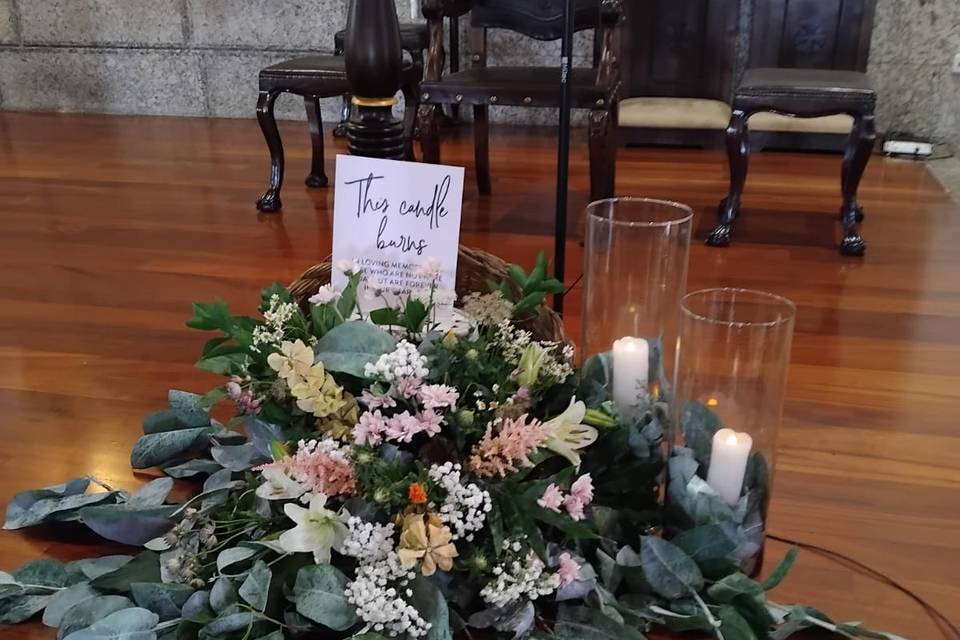 Arranjo c/ velas