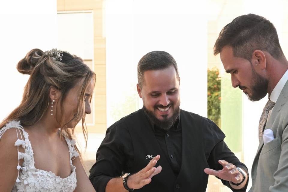 Wedding close-up