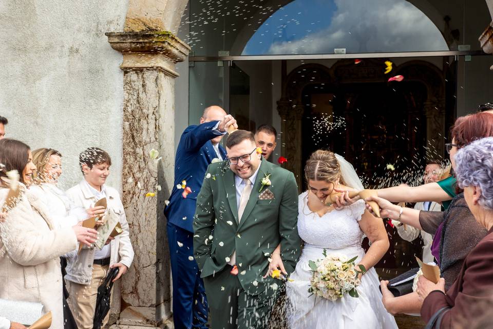 Saída de casamento