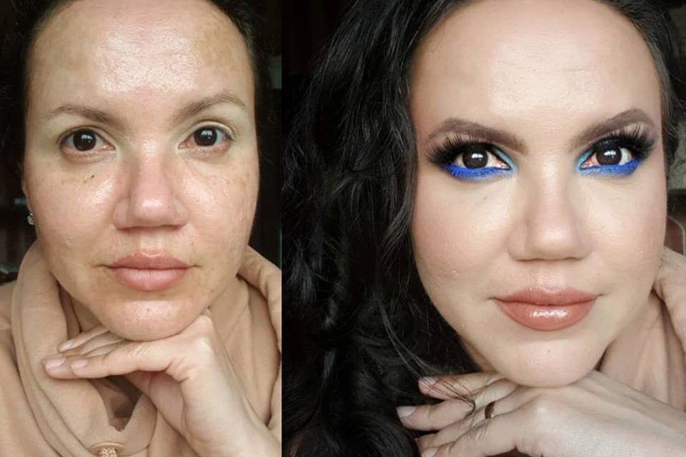 Makeup colorida e versátil