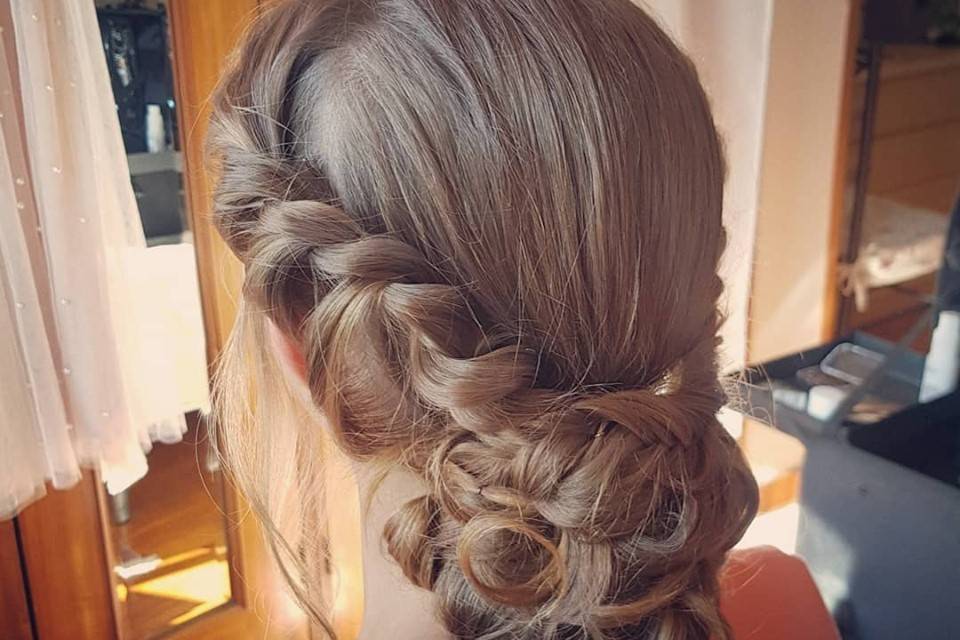 Penteado cabelos longos