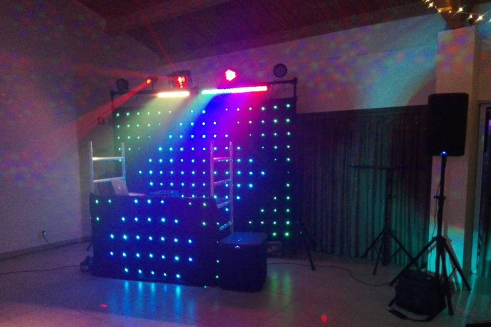 Sistema 1, c/ cortina de leds