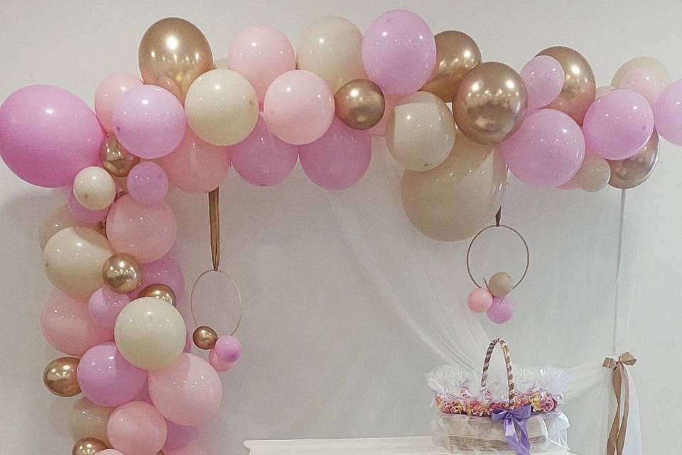 Balões Batizado da Valentina