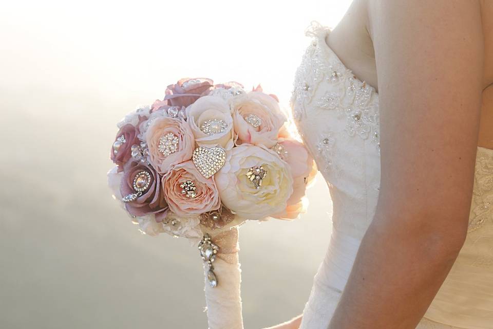 Bouquet rosa vintage
