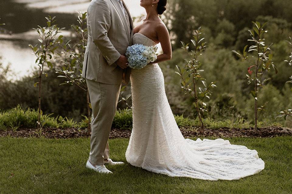 Wedding facing Douro River