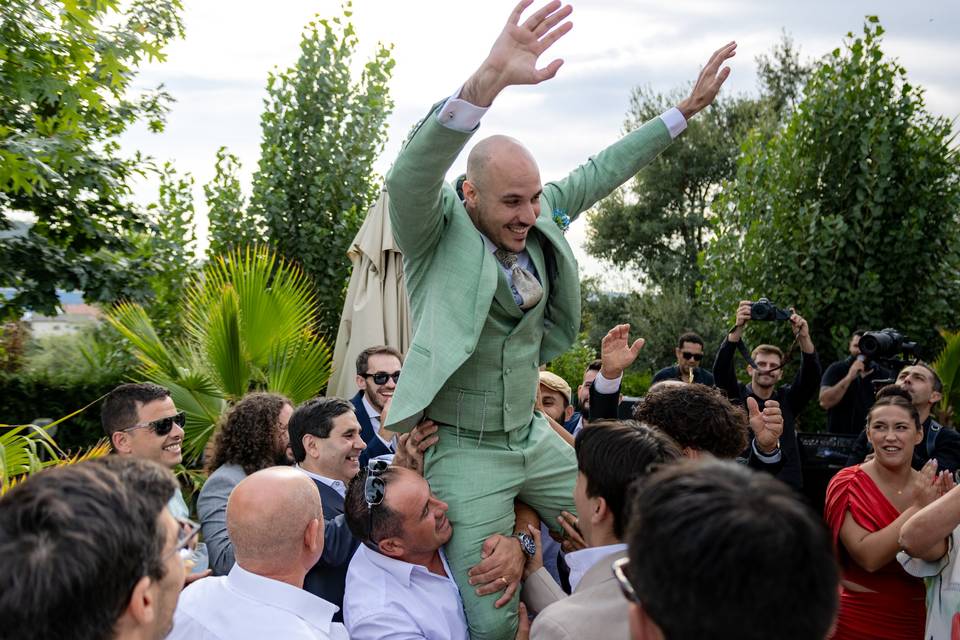 Bruna e André sunset