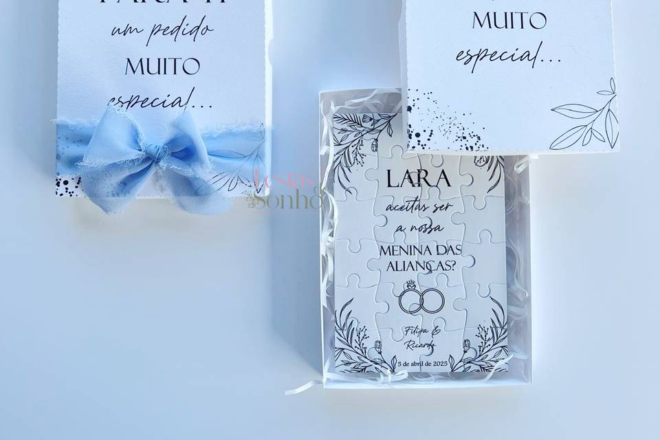 Pedido meninos das alianças