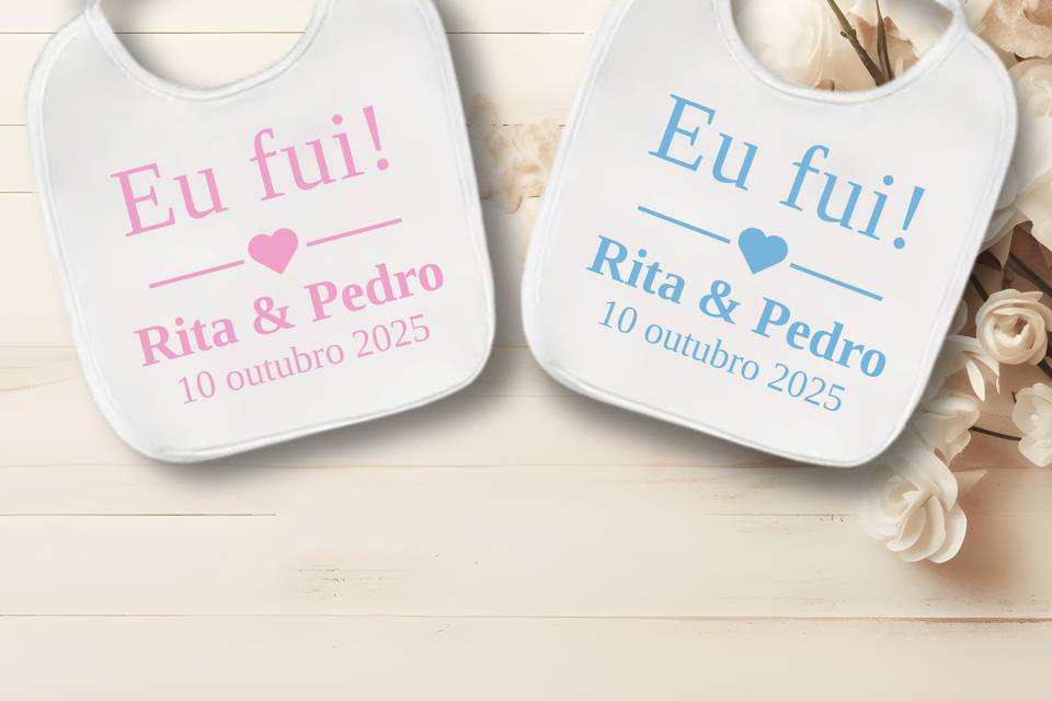 Babete personalizado.