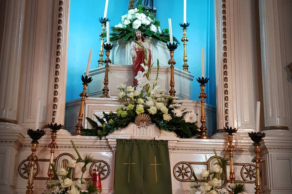 Decoração altar igreja