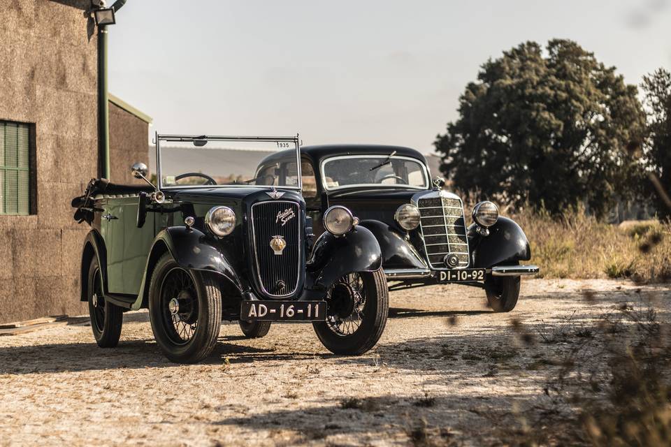 Austin Seven e Mercedes-Benz