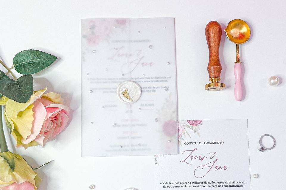 Convites de casamento