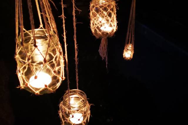 Decoração em macramé
