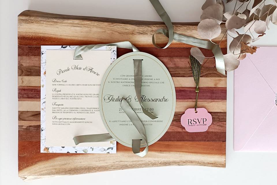 Convite personalizado - Romance