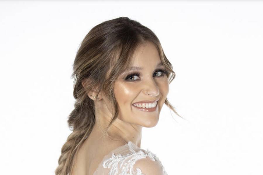 Bridal makeup and hair