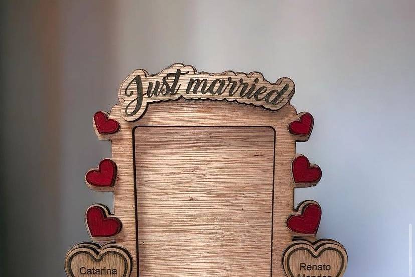 Moldura “Just Married”