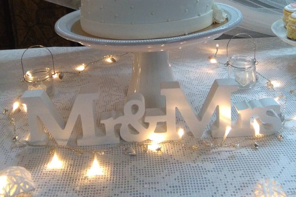 Mesa de casamento e baptizado